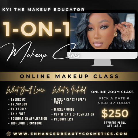 Online 1 On 1 Makeup Class